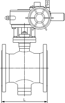 電動偏心半球閥結構圖