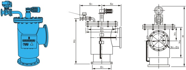 全自動(dòng)自清洗過濾器結(jié)構(gòu)圖