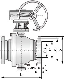 因科鎳球閥結構圖